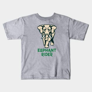 ELEPHANT RIDER Kids T-Shirt